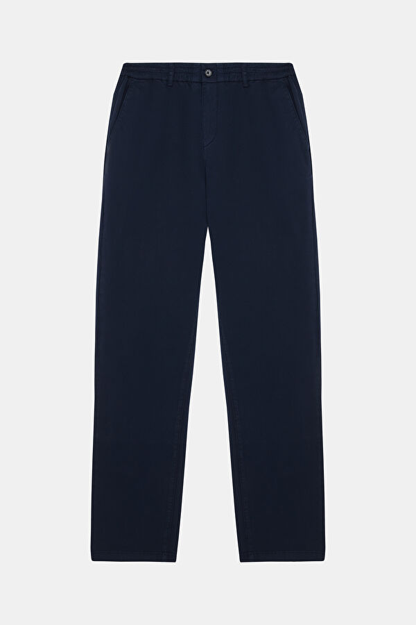 Khaki Straight Leg Men's Trousers